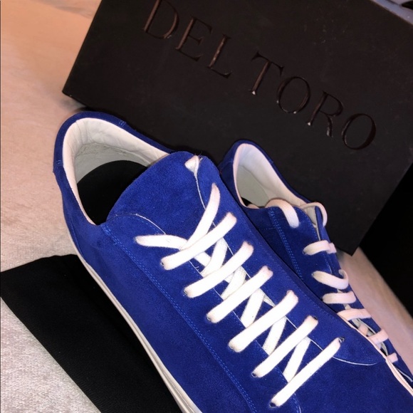Del Toro Suede sneakers (Blue, Super Comfortable) - Picture 2 of 4